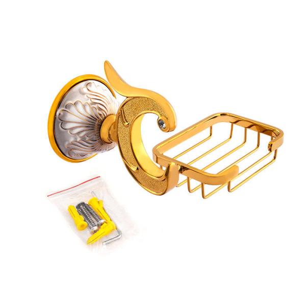 Brass and Zinc Alloy  Bathroom Accessories Soap Dish Classic Design Wall mounted