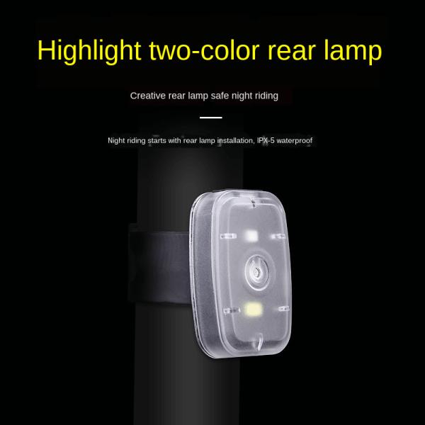 Outdoor IPX5 Waterproof LED Bicycle Light / Bicycle Tail Light Rechargeable 21G