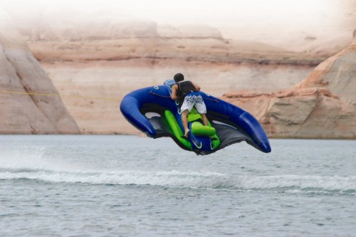 Towable Inflatable Water Ski Tube Flying Manta Ray For Water Sport Games