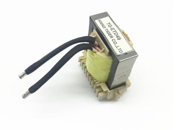 Low Loss High Power High Frequency Transformer ETD49 Vertical Type Single Phase