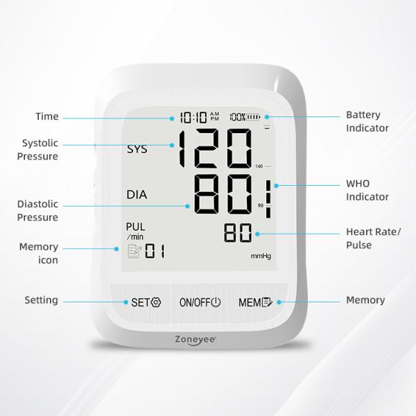 CE ISO Approved Customization Automatic Check Ambulatory Digital Blood Pressure Monitor Arm Style