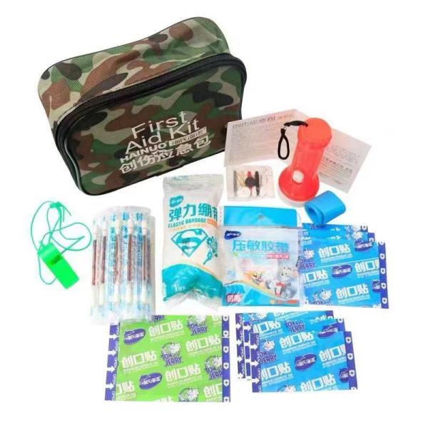 Portable Camouflage Emergency DOT First Aid Kit for Medical Equipment Class II Approved
