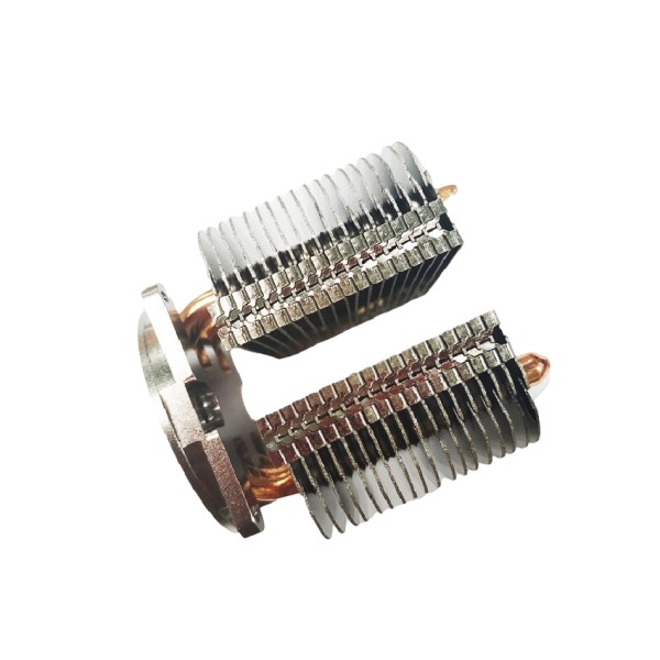 Industrial Control Server Processor Heatsink Copper Aluminum Dual Heat Pipe High Efficiency Precision Cooling Module Esports