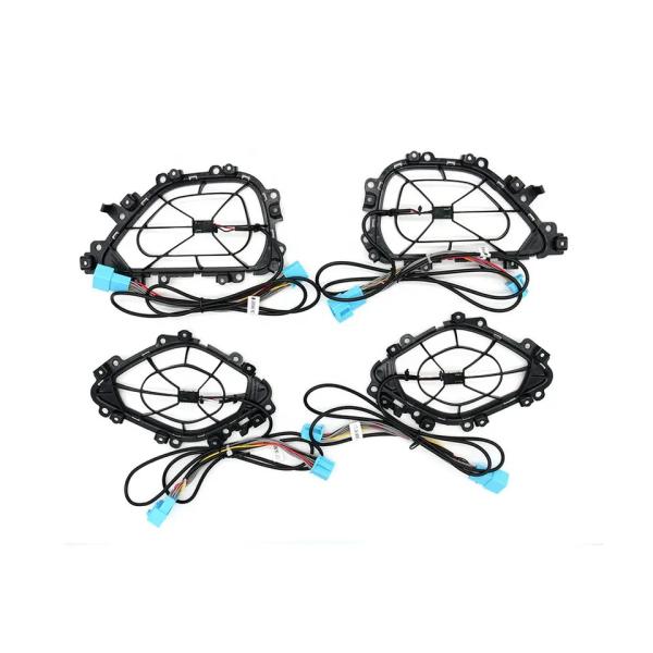 Led Audio Speaker Cover 64 Colors Midrange Luminous Ambient Lights For Mercede Gle Gls W167