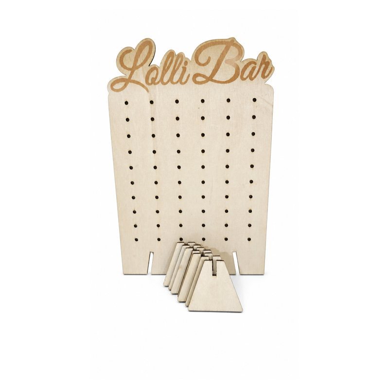 Hello Baby Wooden Display Board Stand