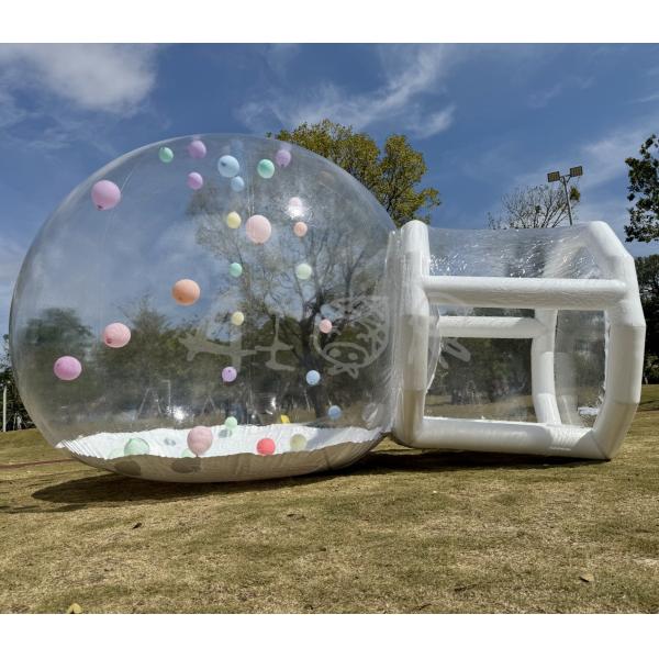 Коммерческая Детская вечеринка Прозрачный купол Балонная палатка Пузырьная палатка Надувный пузырь Отскакивающий дом