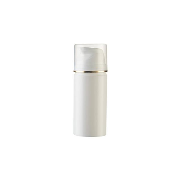 Wholesale Plastic PP Airless Bottle with UV Golden Ring and 15ml-200ml Capacity for Cosmetic Applications