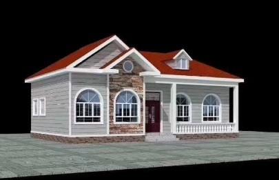 Anti Seismic Steel Frame Villa , G550 Steel Frame Shop 2000mm * 900mm Door