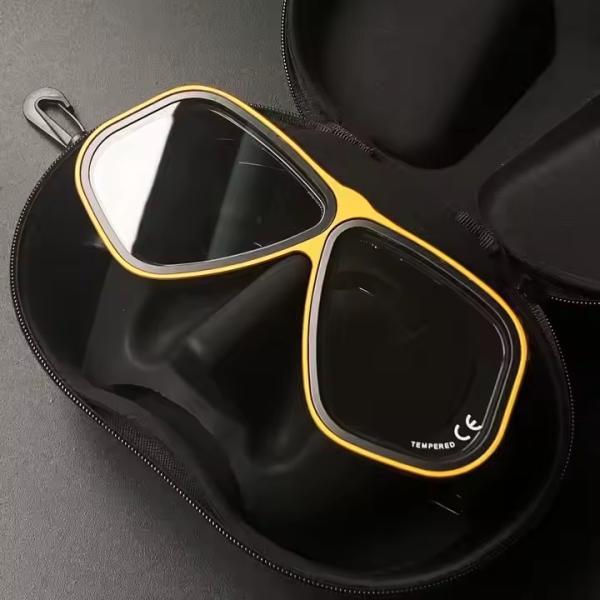 Aluminum Alloy Low Volume Freediving Mask Food grade liquid silicone