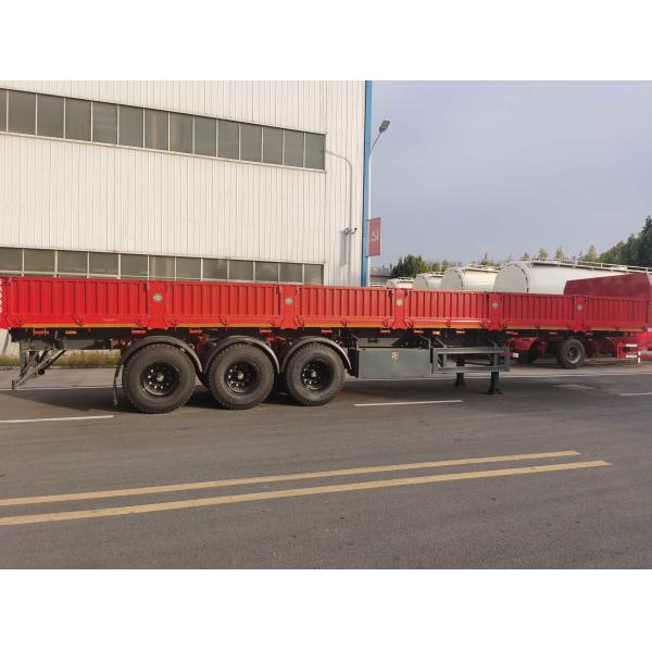 3 Axle Side Tilting Stake Cargo Trailer High Load Bearing Capacity
