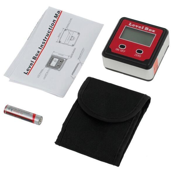 Digital LCD backlight Magnetic Angle Finder Angle Gauge Protractor Inclinometer Clinometer level Box Spirit Level Electronic