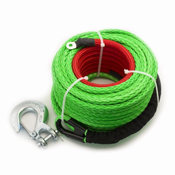 Blue Warn 12000Lbs 14Mm 12Mm*30M Atv Cable Uhmwpe Synthetic Winch Rope and Support OEM