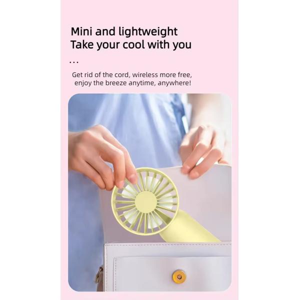 Portable Water Spray Mist Fan Electric Usb Rechargeable Hand Mini Fan Humidification Water Cooling Fan