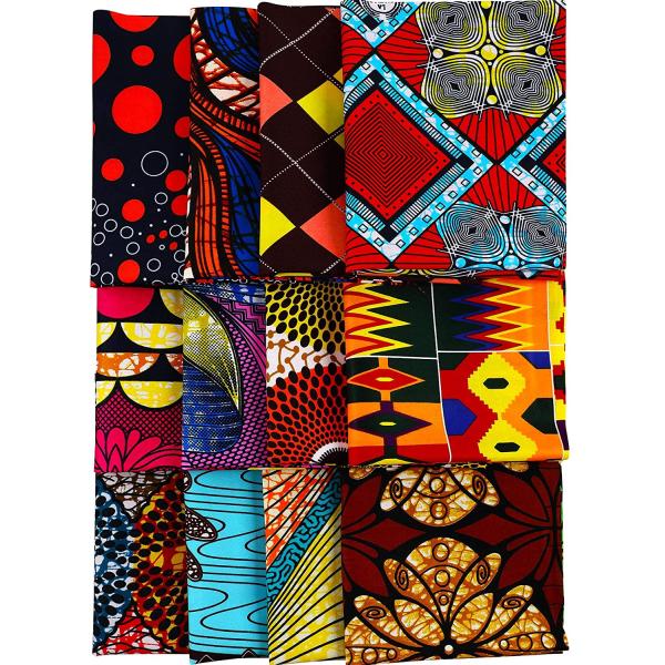 Tissu tissé en cire de coton pour les vêtements africains