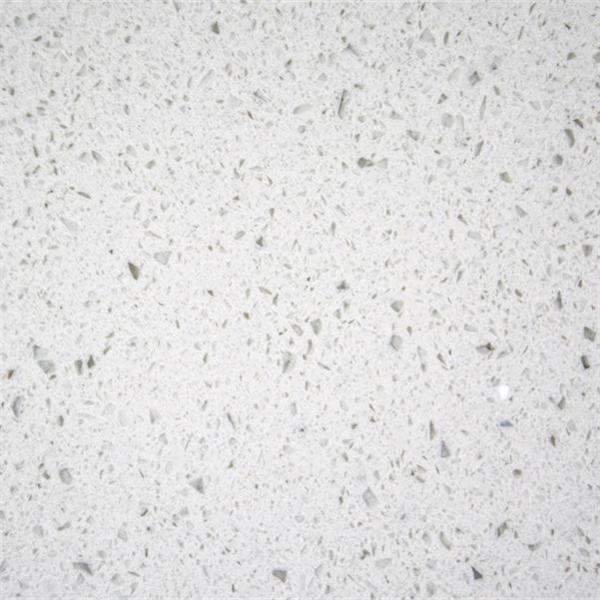 Interior Decorative White Engineered Quartz Stone Floor and Wall Tile