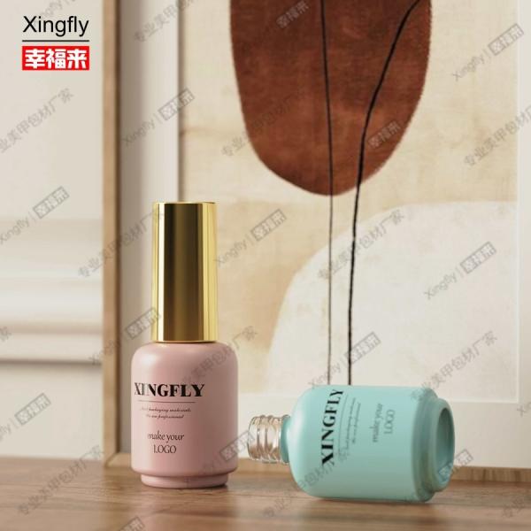 17ml Gel Nail Polish Custom Logo Luxury Bottles Container Packaging Gel Polish Bottle