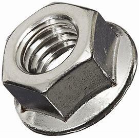 SS316 Stainless Steel Bolts / Nuts DIN 934 M12 Hex Head Flange Nut