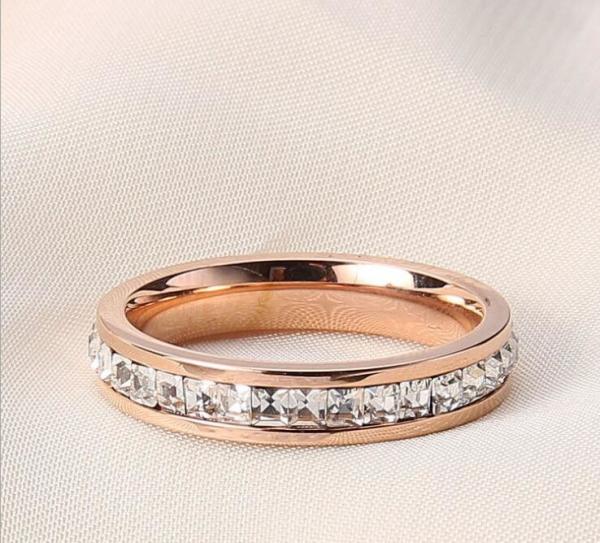 Diamond Stainless Steel Jewellery Ring  Full Diamond Fashion Ring Custom Championship Rings