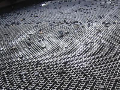 High Tensile Vibrating Screen Wire Mesh 65Mn Square Shape Hole Mining For Stone Crusher