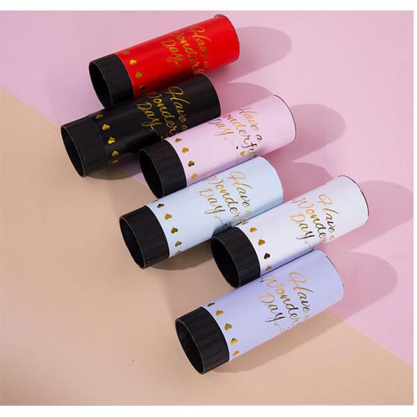 Custom Logo Happy Wedding Birthday Party Biodegradable Paper Spring Confetti Poppers