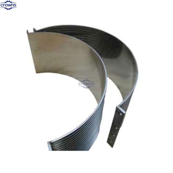 SS316 50micron 75 micron 120 ângulo de cinza de filtro de cinza para produção de amido de milho