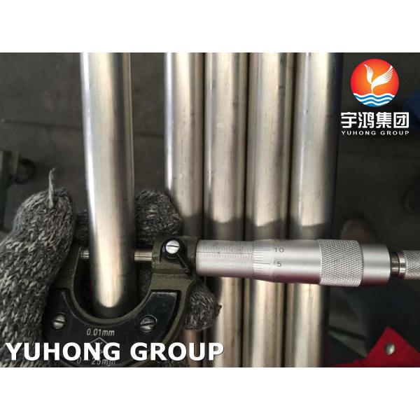 Tubulações e tubos da liga do titânio da categoria 7 de ASTM B338 para condensadores e permutadores de calor