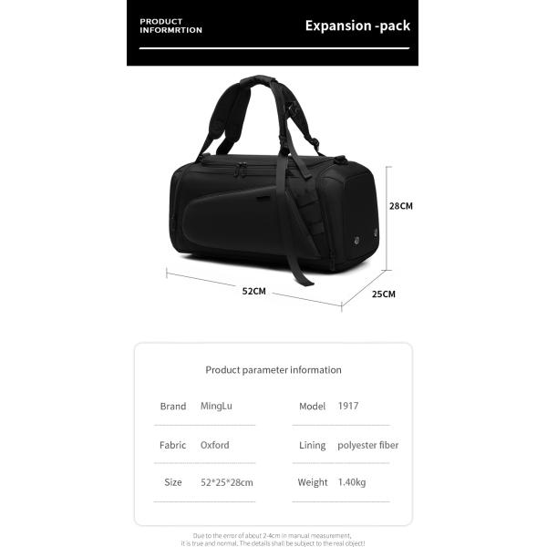 Настраиваемая сумка для путешествий многофункциональное богатое отделение