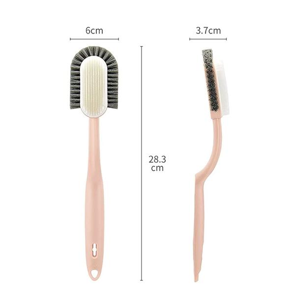 Soft Shoe Cleaning Brush Three Sided Household Multifunctional Cleaning Brush