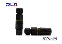Em linha reta 2 3 conector leve impermeável do Pin 10mm IP67 IP68