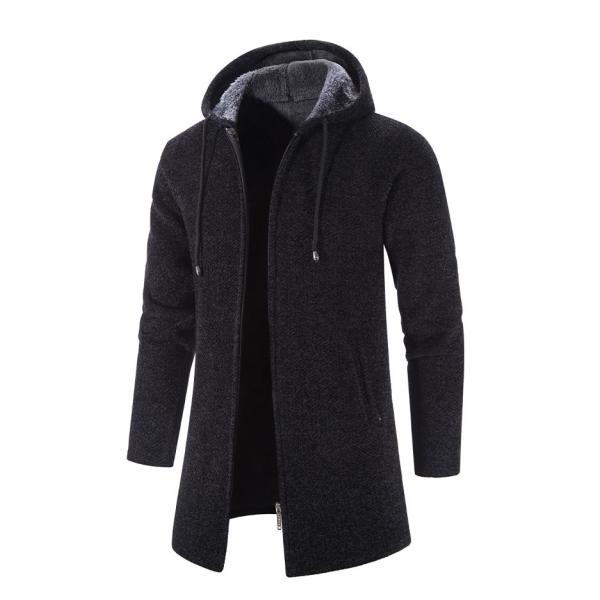 Upgrade Your Wardrobe Men's Chenille Print Cardigan Sweater Coat for Autumn and Winter