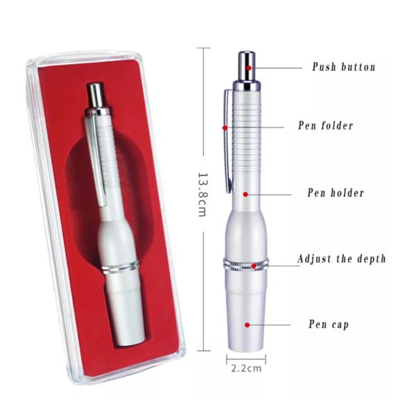 Painless Lancet Pen For Glucometer Aluminum Alloy , 14cm Blood Glucose Lancet Pens