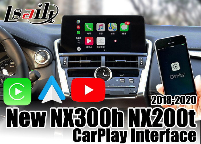 Связанный проволокой андроид АВТОМАТИЧЕСКОЕ CarPlay взаимодействует полностью подключи и играй для Lexus NX200t NX300h 2018-2020