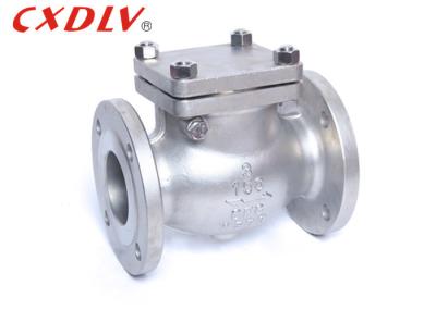 4 polegadas do ANSI H44 flangearam manual assentado metal do medidor de água da válvula de verificação do balanço