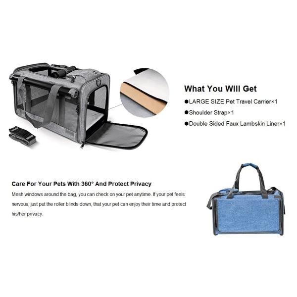 Pets Carrier Designed For Cats Small Dogs Puppies Pet Travel Carrying Handbag Pet Carrier