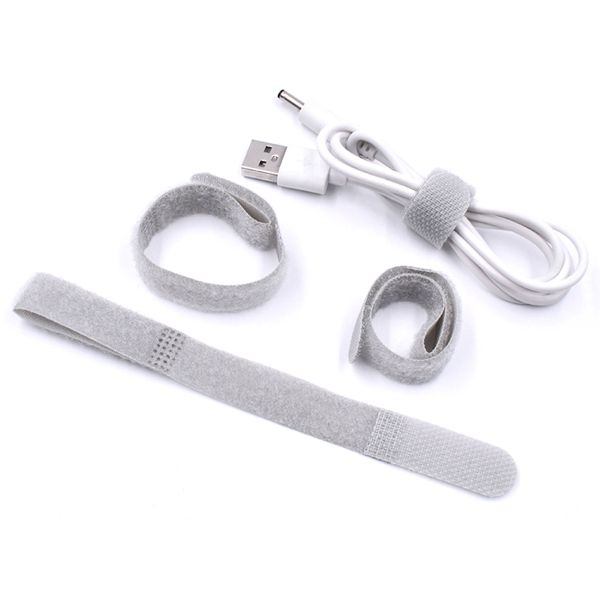 DANSKY Customized Size P-type Cable Tie Nylon Self-adhesive Ties Hook and Loop Fasteners for Cellphone Usb Data Wire Ear Phone