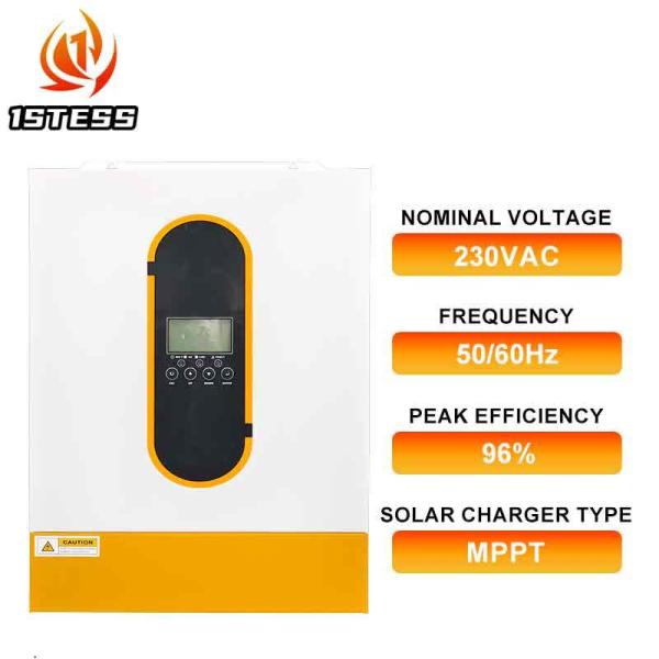 Onduleur solaire hybride 48V 6.2kW MPPT sinusoïdale pure hors réseau