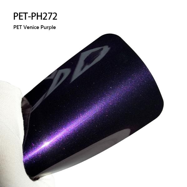 PET-PH272 PET Venice Purple Pvc Car Wrap Protection Film Vinyl Wrap Film