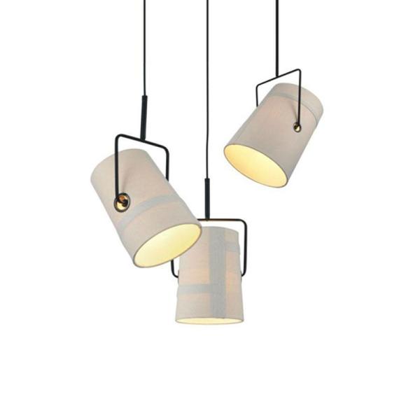 Nordic Personality Fabric Chandelier Creative Simple Living Room Dining Room Bedroom Pendant Light