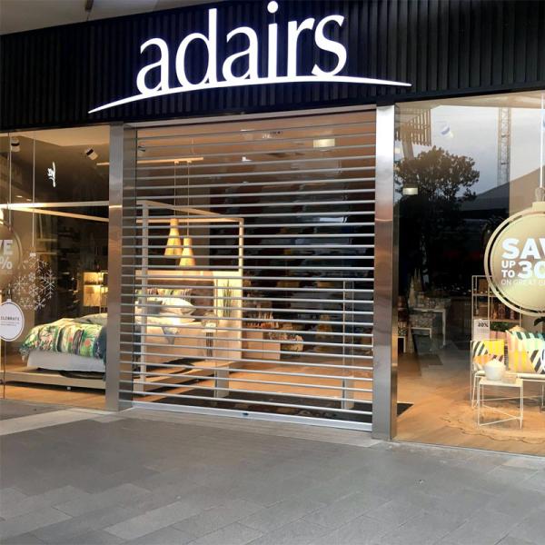 Automatic Remote Control Clear Roller Shutter Doors / Transparent Roll Up Garage