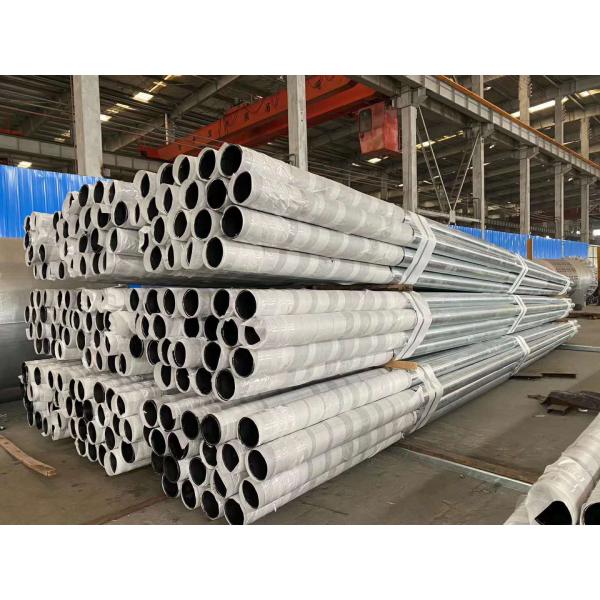 Galvanized Steel Power Pole with Bitumen Coating and Octagonal Shape Available in 45ft to 70ft Lengths