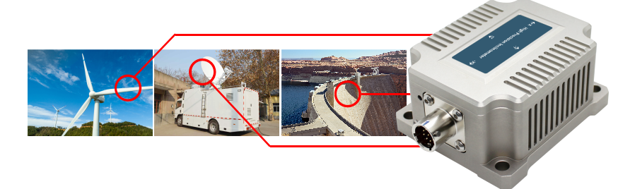PDA826FL Dynamic Tilt Sensor for Wind Turbine Tower Sway Monitoring and Structural Health Assessment