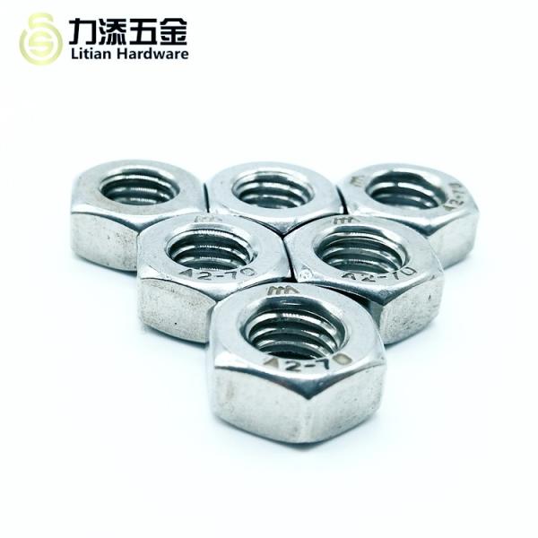 Stainless Steel Metal Hex Nut DIN934 DIN439 M1.6 M2 M3 M4 M6 M8 33mm