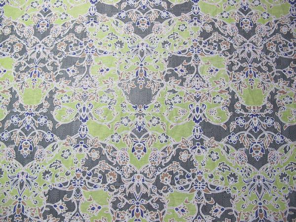 Unique Floral Polyester Lace Curtain Fabric Cotton With Eco-friendly Dyeing