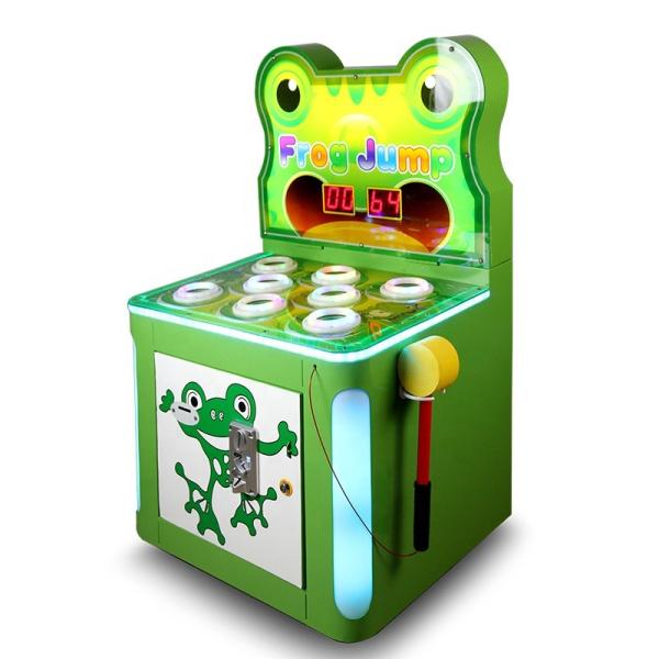 Kids Crazy Frog Redemption Arcade Machines Hit Hammer Coin Pusher Type