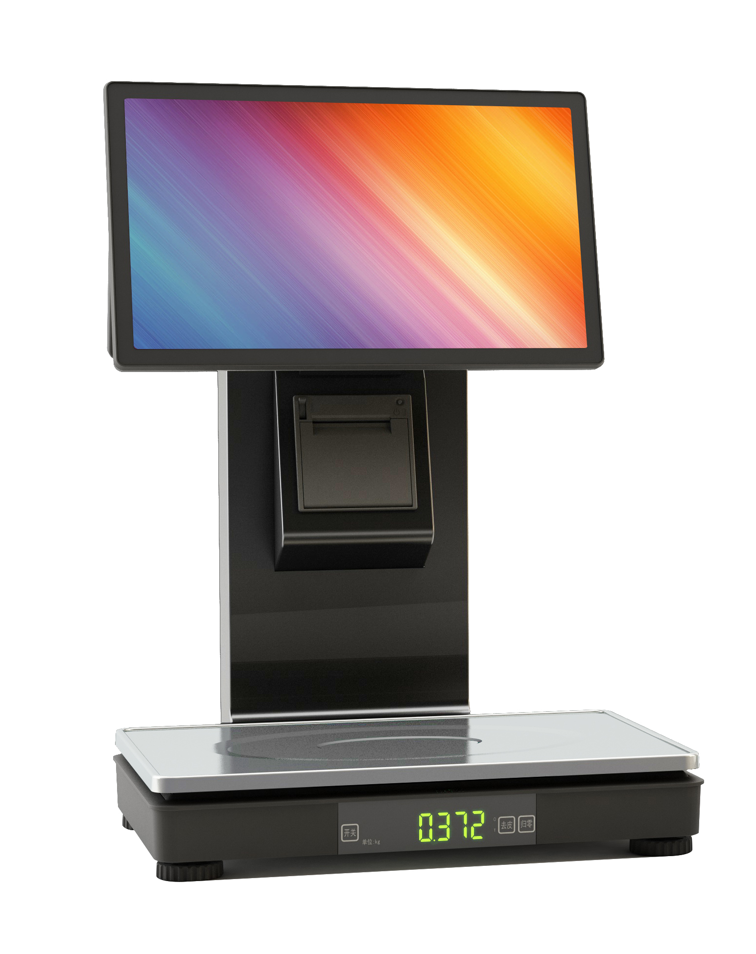 4GB POS System Scale Windows 7 / Windows 10 / Windows 11 POS With Scale