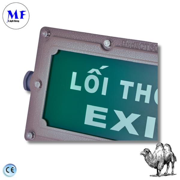 Explosion-Proof Emergency Light Explosion Proof Safety Exit Light IP65 Protection Level  For Hazardous Areas Petrochemical Enterprises