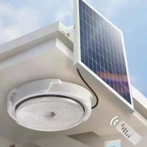 Garden Outdoor Solar Ceiling Lights With Intelligent Control Features And Motion Sensing
