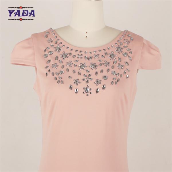 Сексуальное беззащитное тело, стройная фигура, высокомодное платье для дам, одежда для женщин, одежда в плюс-размере, с кристаллическими бусинами.