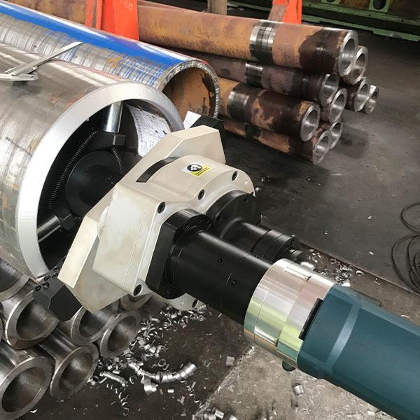 Máquina de remachamiento de tuberías de trabajo pesado de 14 pulgadas Máquina de remachamiento de tubos de alto rendimiento