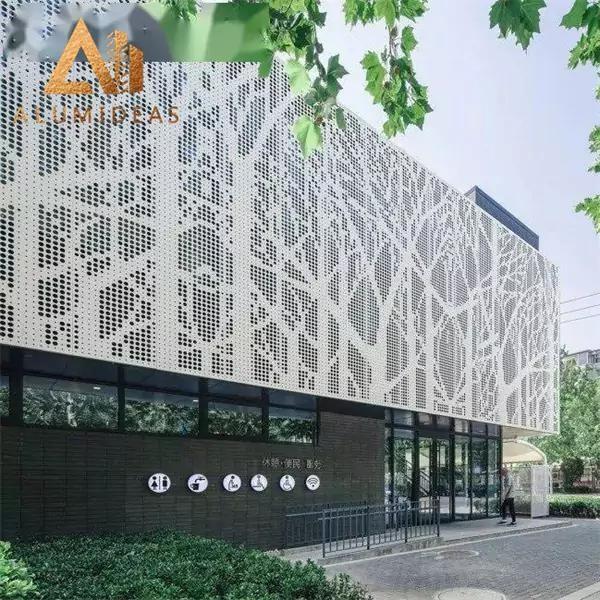 Decoration Perforated Laser Cut Aluminium Panels